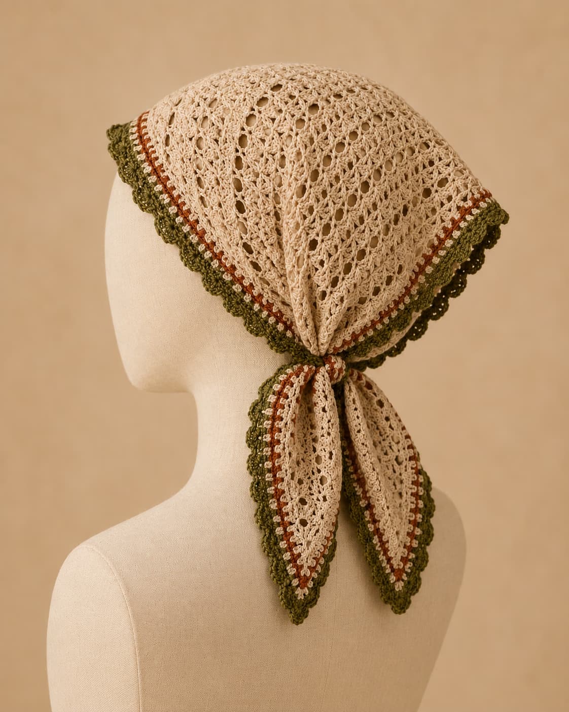 Drift Scarf in Pebble, front hero.