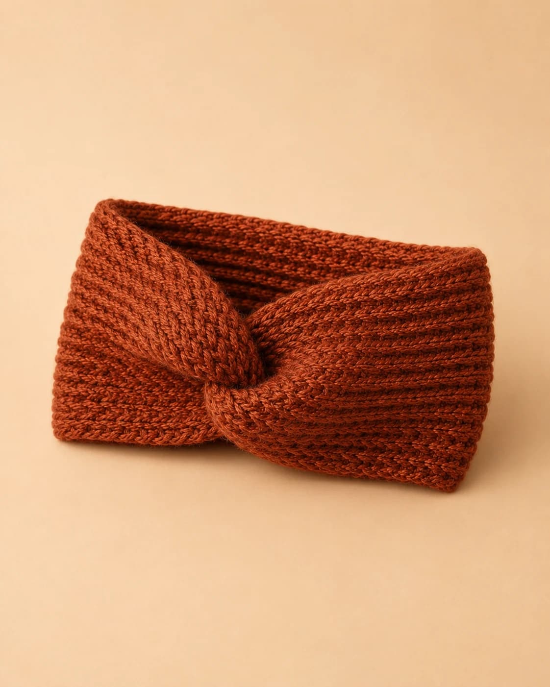 Bloom Hair Band in Terracotta, front hero.